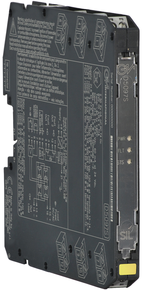 رله مدل D5097S برند GMI – ماژول خروجی رله SIL 3