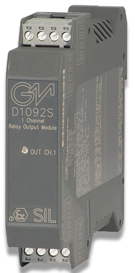 رله مدل D1092S برند GMI - ماژول خروجی رله SIL 3، قابل نصب بر روی ریل DIN